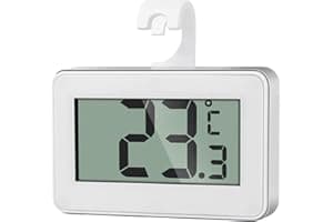 Mini Fridge Digital Thermometer, Magnetic Wireless LCD Display